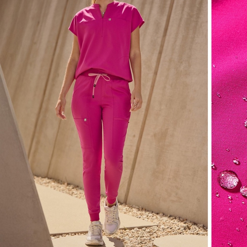 Fabletics Vibrant Pink Jogger Set